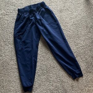SCRUBSTAR NAVY BLUE MEDIUM PETITE JOGGER PANTS